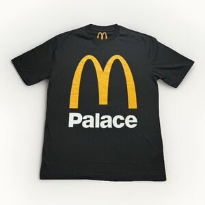 Palace x McDonald's Logo T-shirt Mens Medium T Shirt  Black NWT